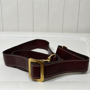 Boldric Travel Duffle Bag Replacement Strap Full Grain Leather Snap Hook Clips